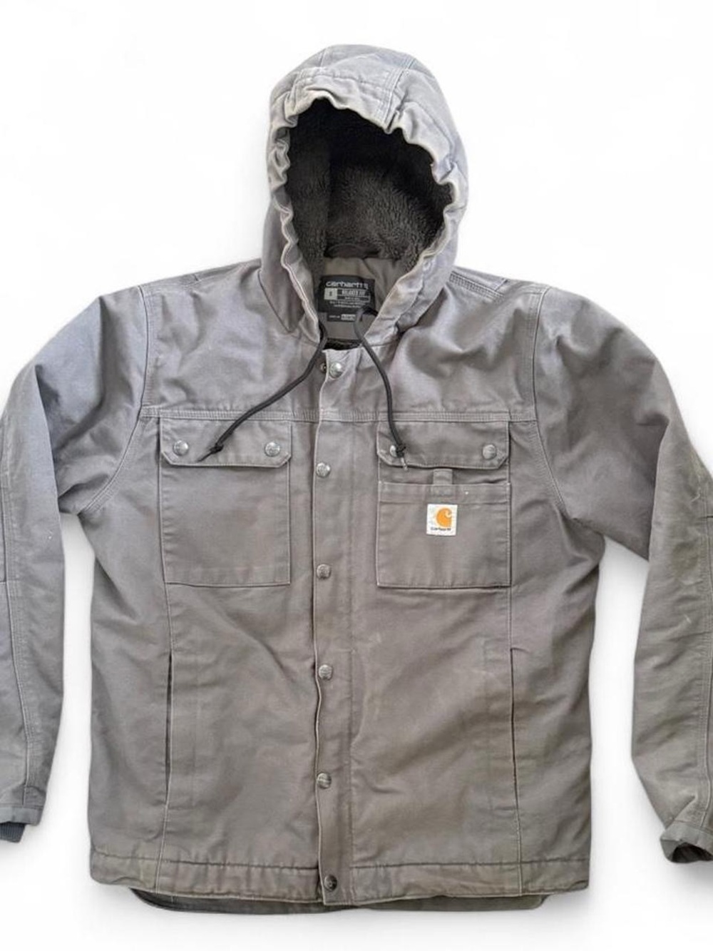 Carhartt Men's Washed Duck Bartlett Sherpa-Lined Utility Jacket